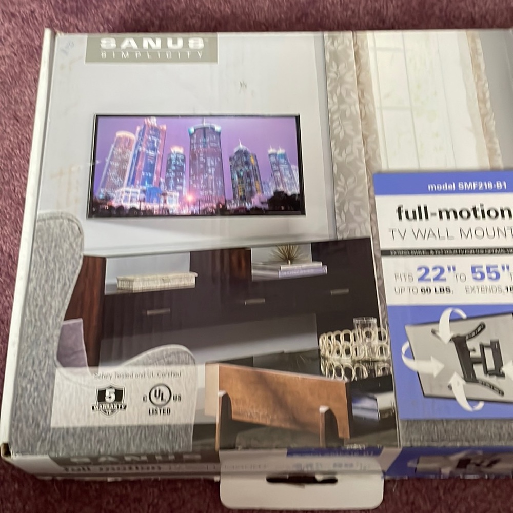 TV Wall Mount full -motion 22”-55” TV’s